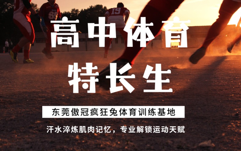 东莞高中体育特长生培训课程