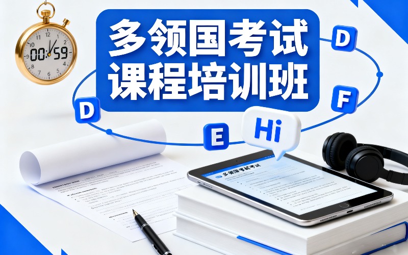 多領(lǐng)國(guó)考試課程培訓(xùn)班