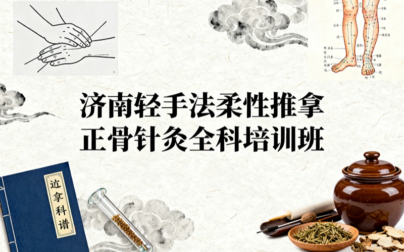 济南轻手法柔性推拿正骨针灸全科培训班