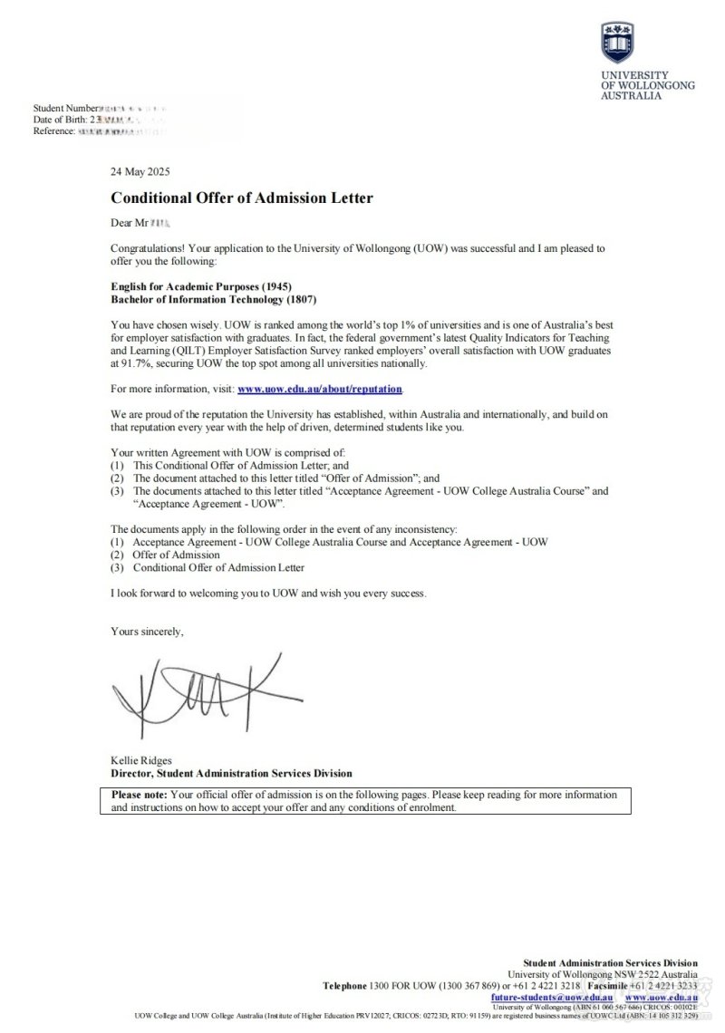 澳洲伍伦贡大学it本