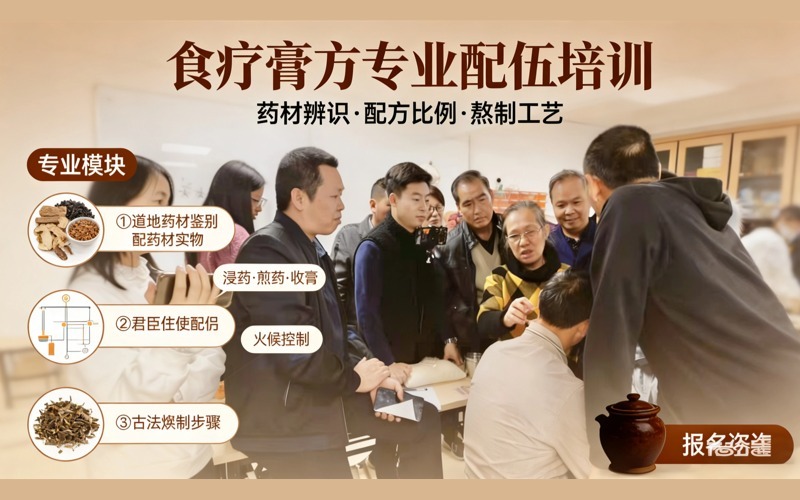 廣州食療膏方專業(yè)配伍培訓(xùn)班