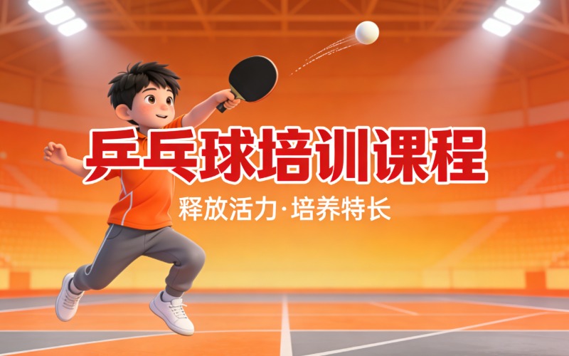 廣州乒乓球?qū)I(yè)培訓(xùn)課程