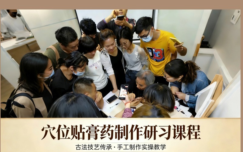 廣州中醫(yī)穴位貼膏藥制作研習(xí)課程