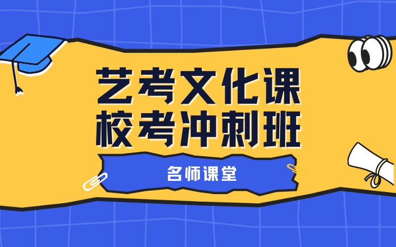 廣州藝考文化課校考沖刺班