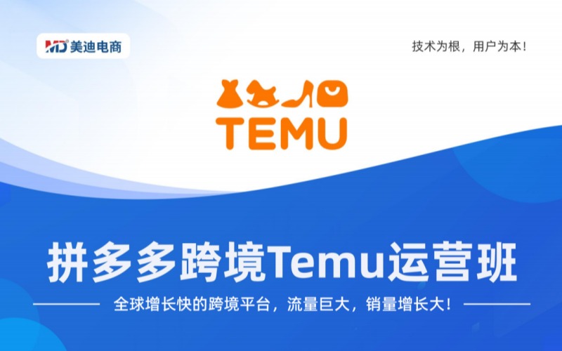 拼多多跨境Temu運(yùn)營(yíng)班