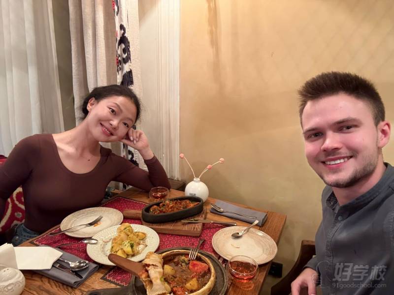 工作室老师和中国学生