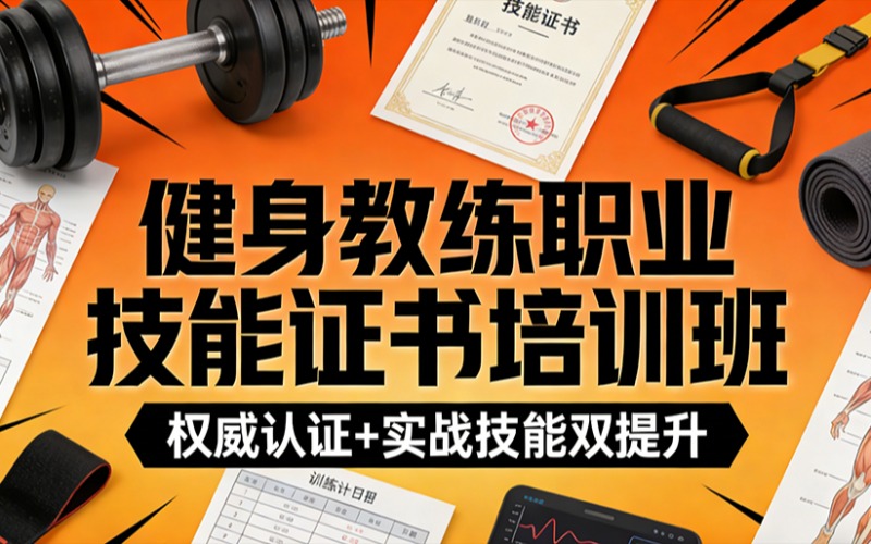 健身教练职业技能证书培训班