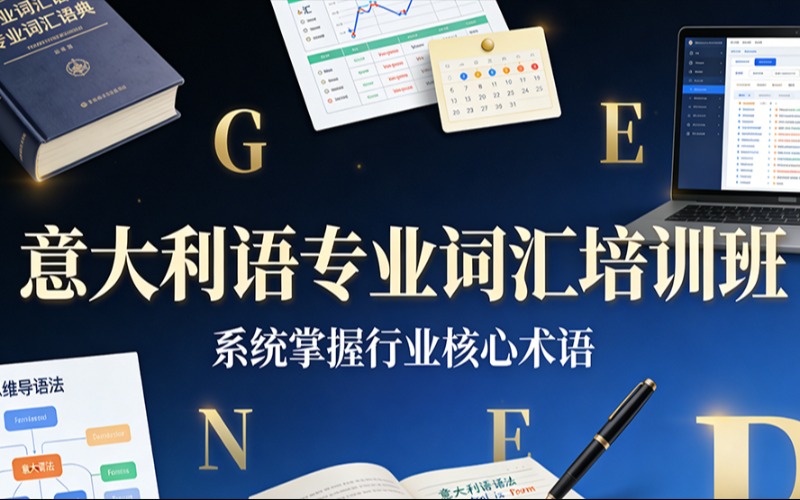 广州意大利语专业词汇培训班