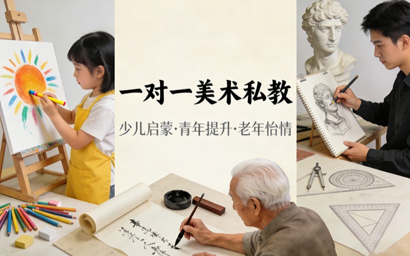 美术全年龄段一对一教学