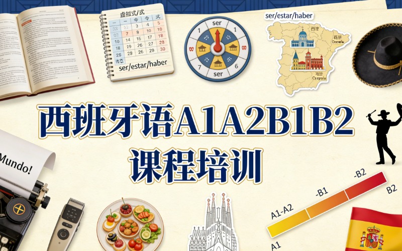 广州西班牙语A1A2B1B2课程培训
