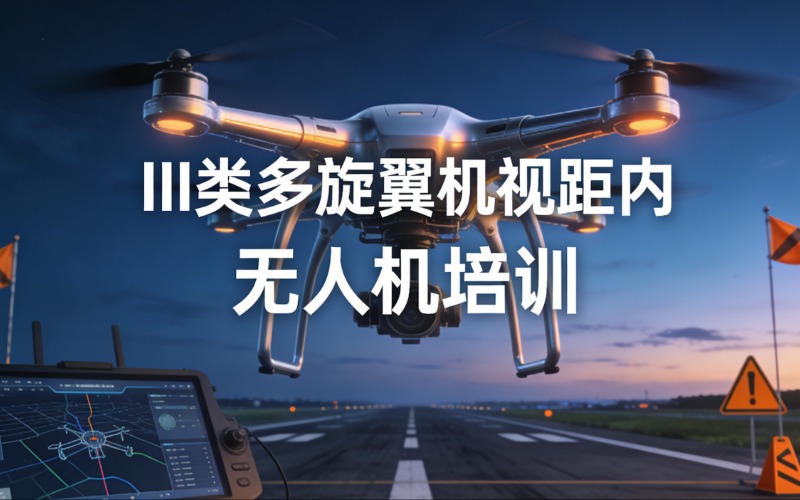 CAAC III类多旋翼机视距内无人机考证课程