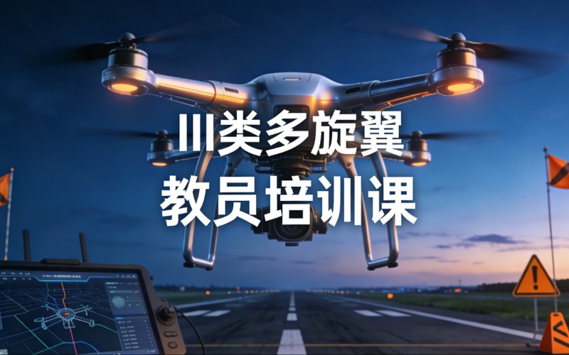 CAAC III类多旋翼无人机教员培训课程