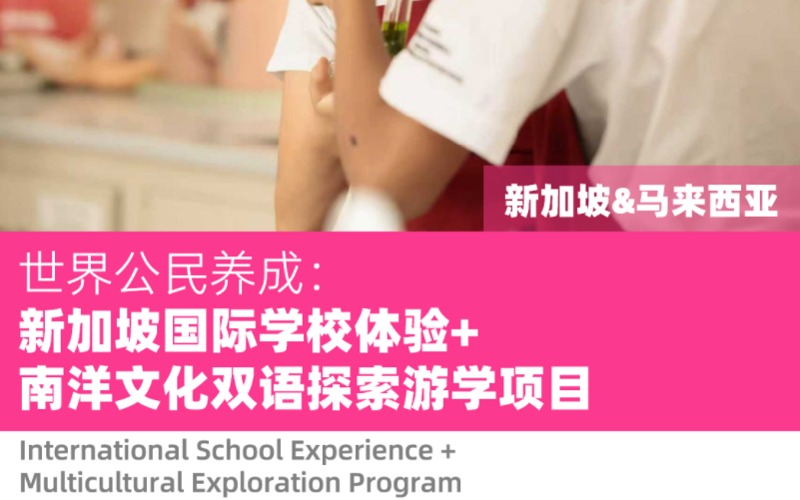 新加坡国际学校体验及南洋文化双语探索游学项目