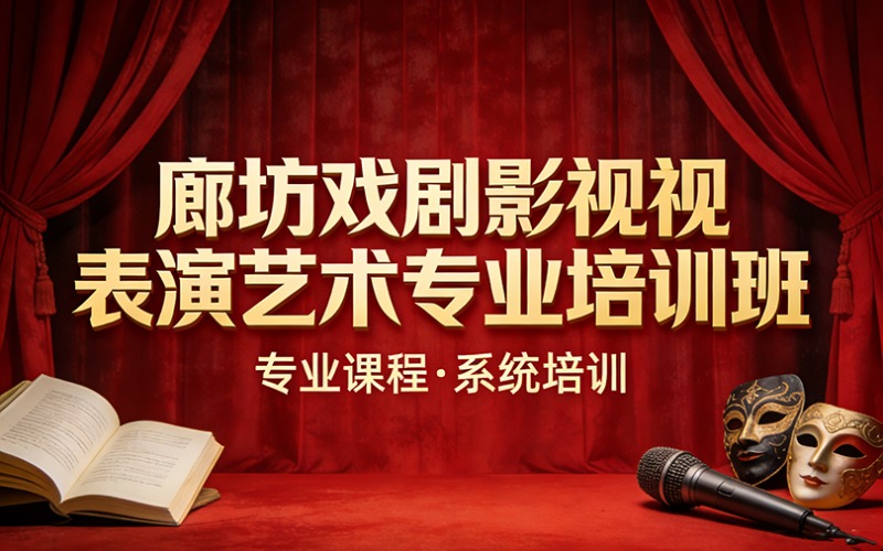 廊坊戏剧影视表演艺术专业培训班