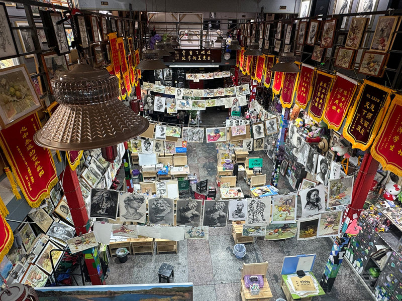 教学区域俯视图 - 