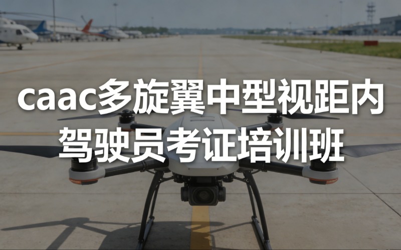 西安caac多旋翼中型视距内驾驶员考证培训班