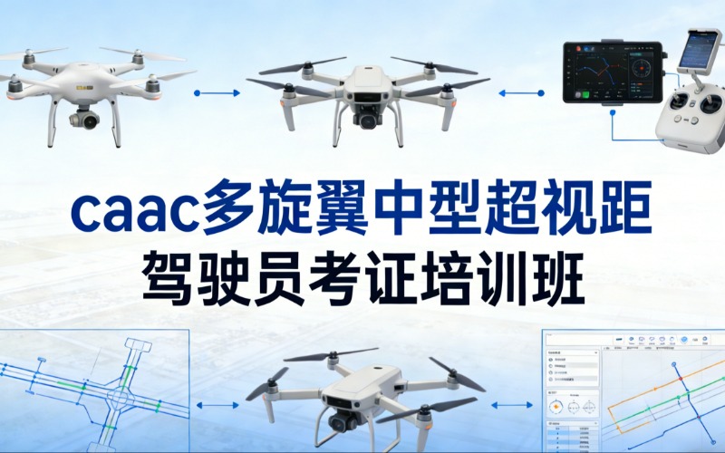 西安caac多旋翼中型超视距驾驶员考证培训班