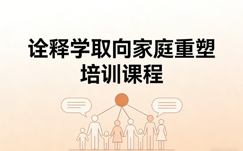 福州诠释学取向家庭重塑培训课程