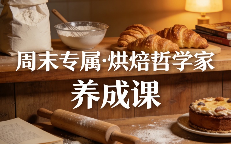 上海周末专属·烘焙哲学家养成课
