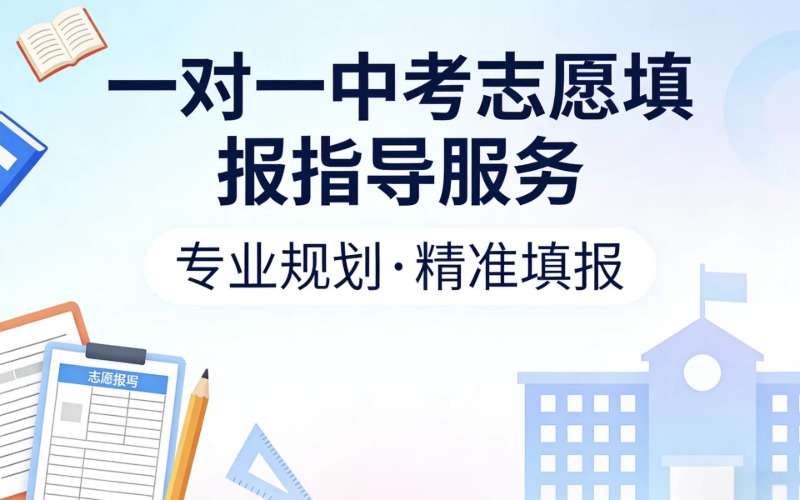 深圳一对一中考志愿填报指导服务