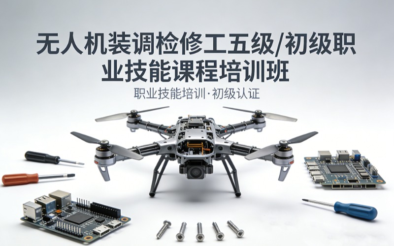 无人机装调检修工五级/初级职业技能课程培训班