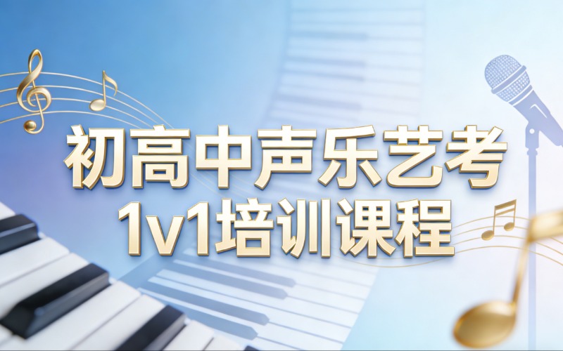 石家庄初高中声乐艺考一对一培训课程