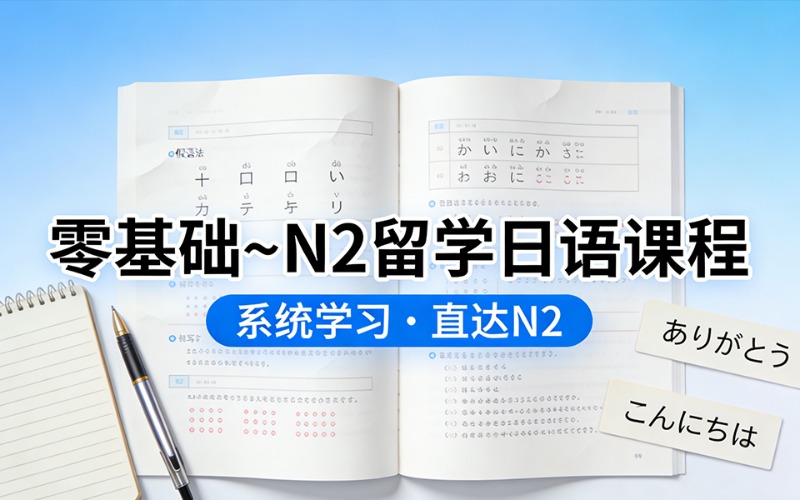 重庆零基础~N2留学日语课程