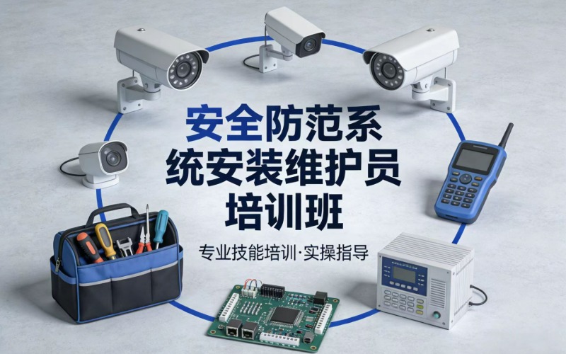 三级高级工安全防范系统安装维护员培训班
