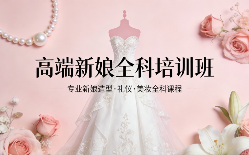 菏泽高端新娘全科培训班