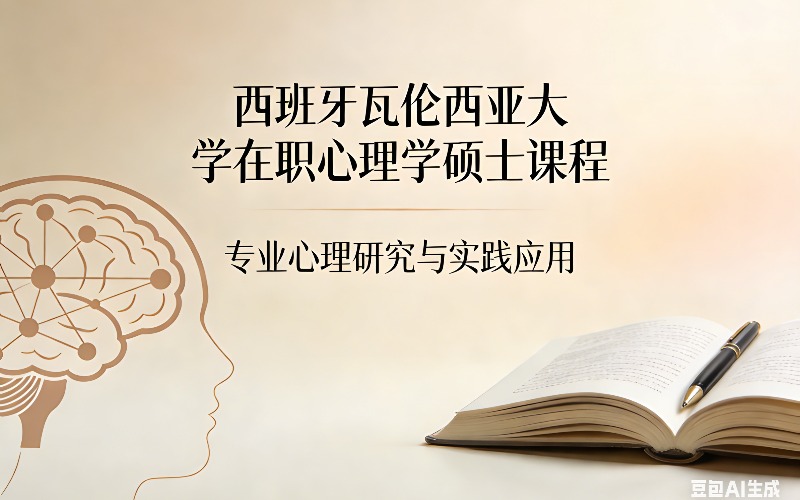 西班牙瓦伦西亚大学在职心理学硕士课程