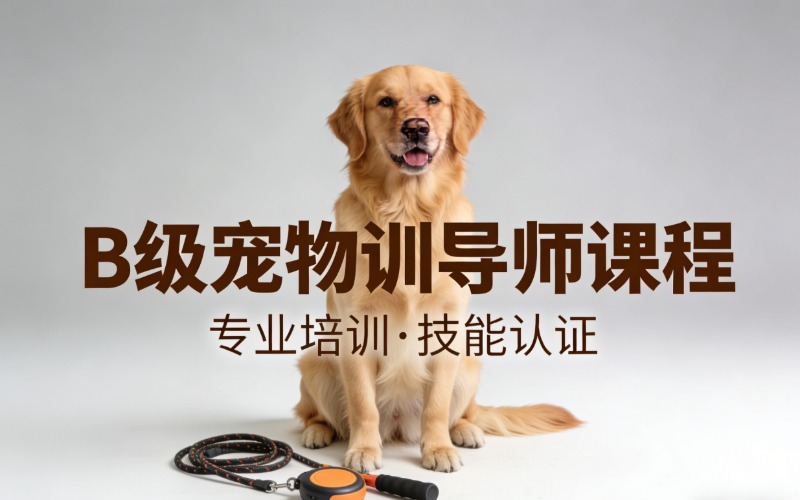 B級寵物訓(xùn)導(dǎo)師培訓(xùn)課程
