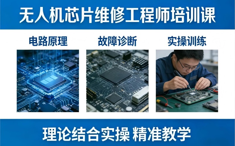 武漢無人機芯片維修工程師培訓課