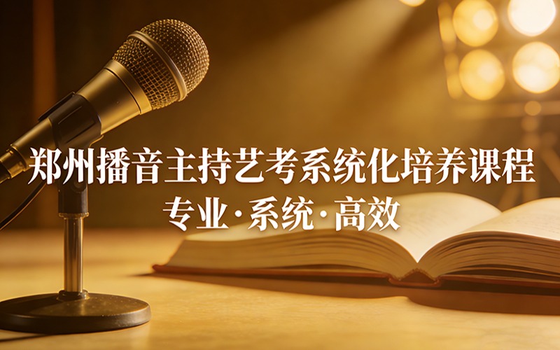 郑州播音主持艺考系统化培养课程