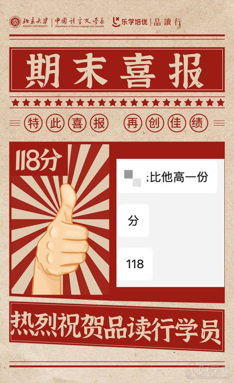 118分-超高分喜报