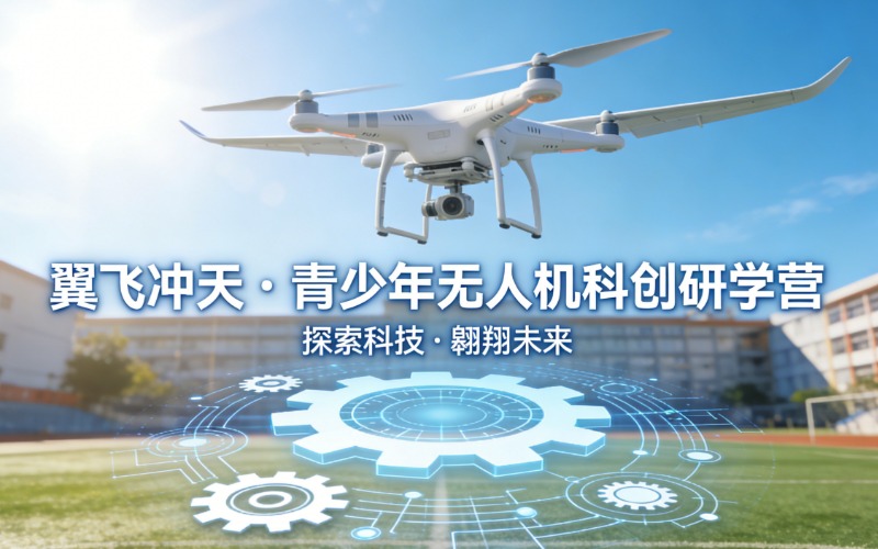 翼飛沖天·青少年無人機(jī)科創(chuàng)研學(xué)營(yíng)