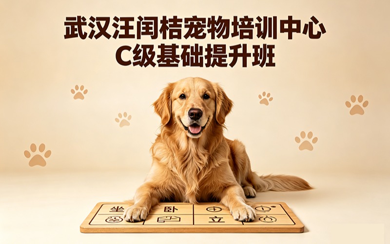 武汉汪闰桔宠物培训中心C级基础提升班