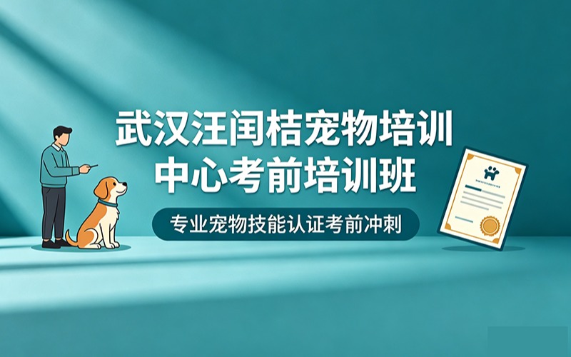 武汉汪闰桔宠物培训中心考前培训班