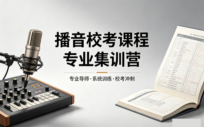 播音?？颊n程專業(yè)集訓(xùn)營