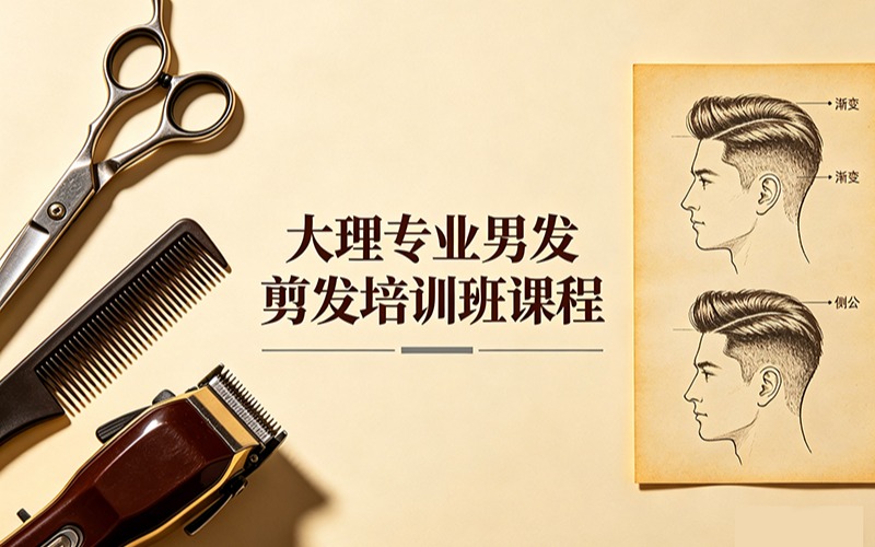 大理专业男发剪发培训班