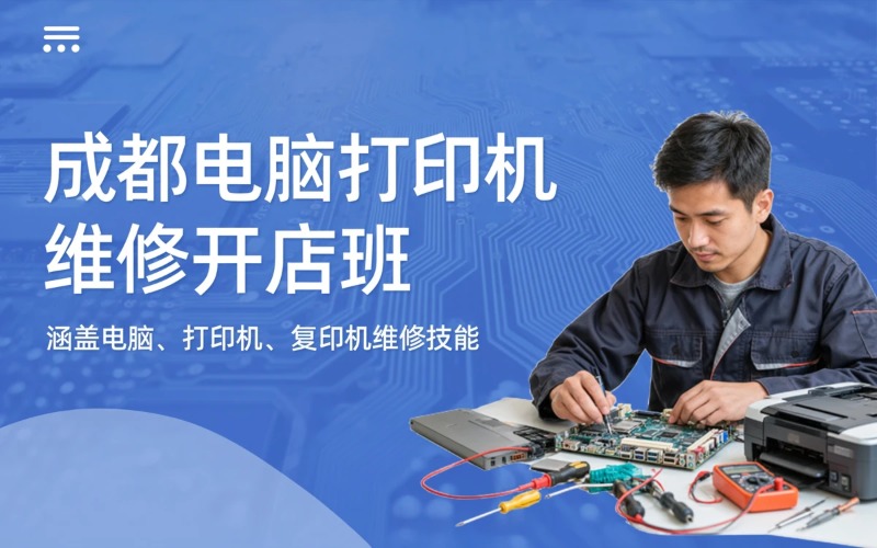 成都电脑打印机维修经济开店培训班