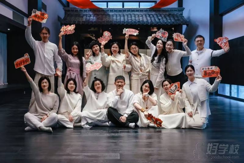 师生合影