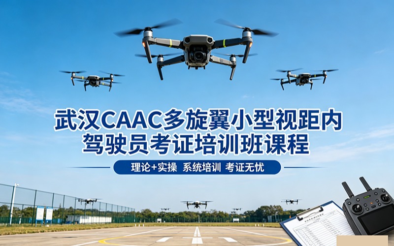 武汉caac多旋翼小型视距内驾驶员考证培训班