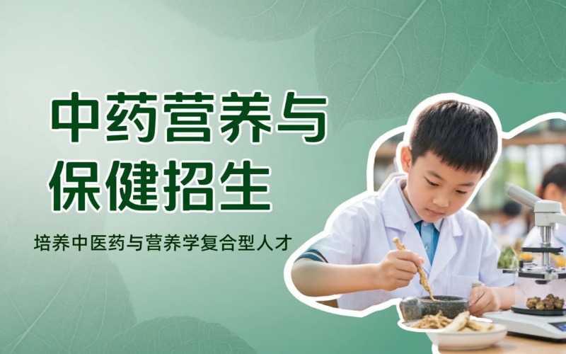 中药营养与保健专业初中起点中专招生简章