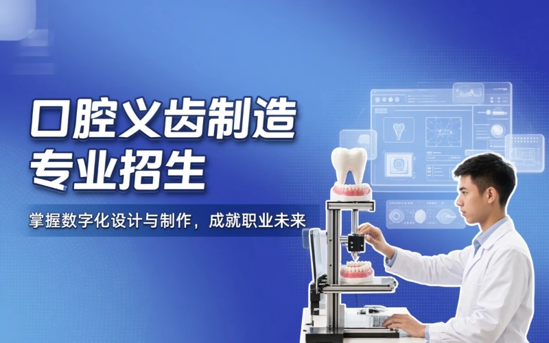 口腔义齿制造专业初中起点三年学制中专招生简章