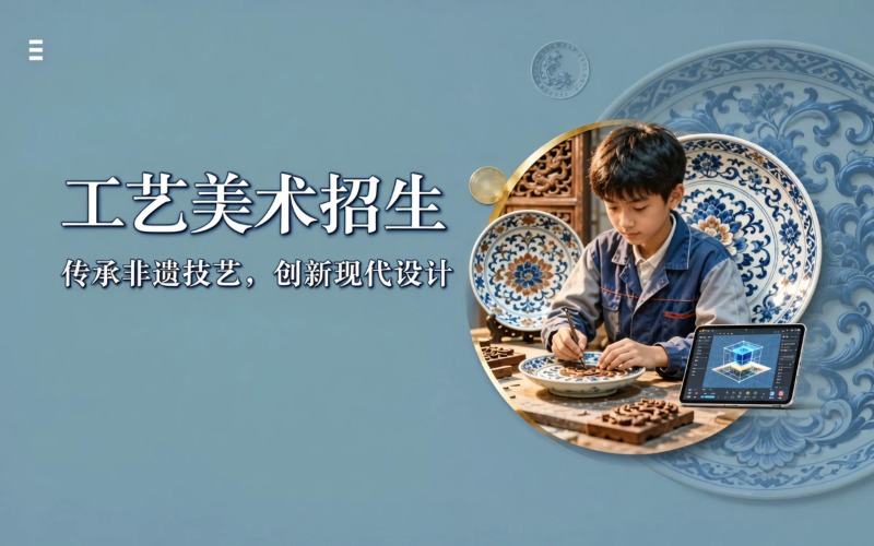 工艺美术专业初中起点中专招生简章