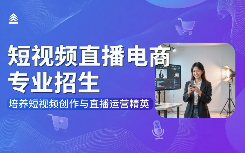 短视频直播专业初中起点中专招生简章