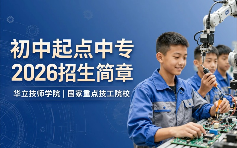 广东省华立技师学院初中起点中专2026招生简章