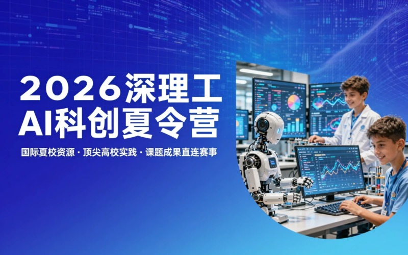 2026深理工AI科创夏令营项目