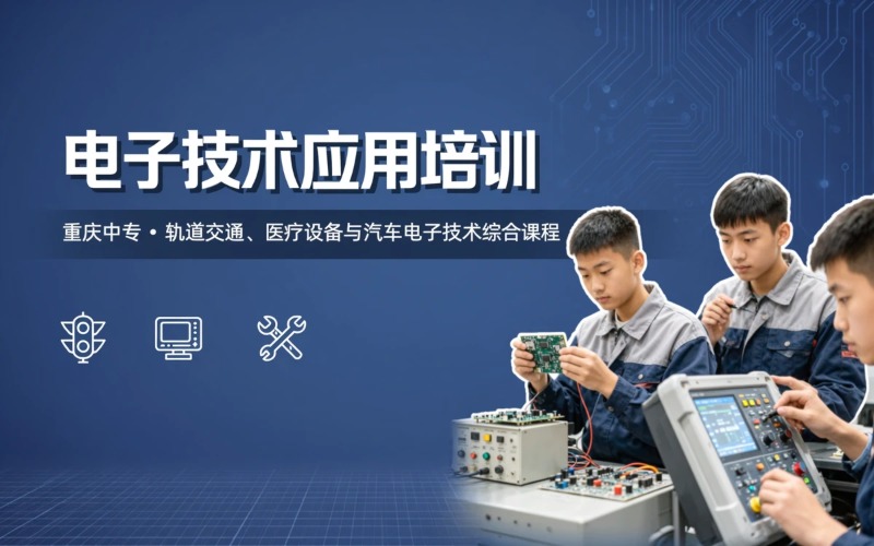 重庆中专电子技术应用培训班