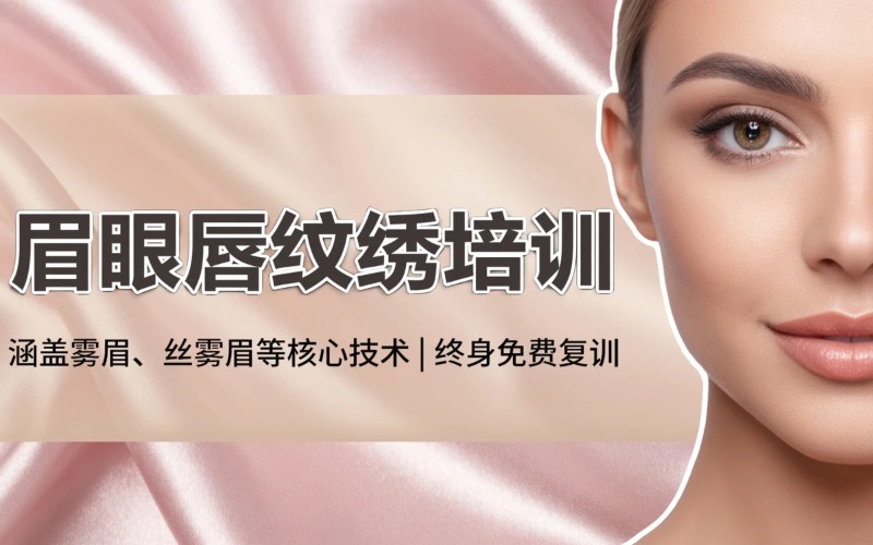 北京半永久纹绣眉眼唇培训班